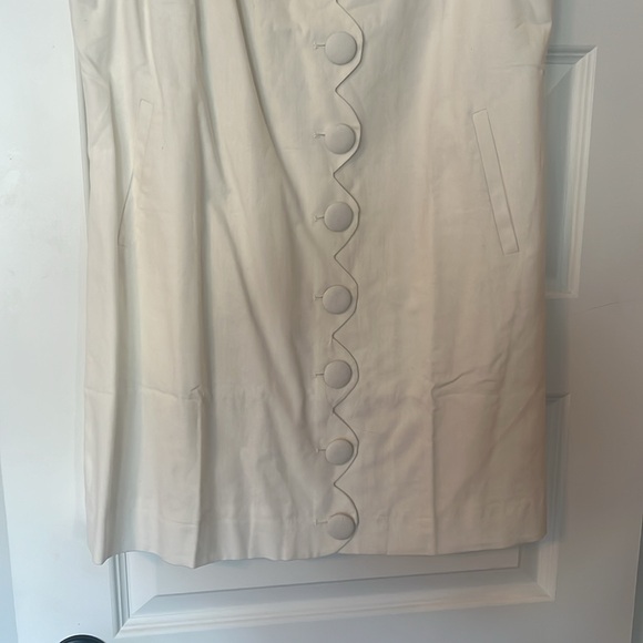 Few Moda scalloped white dress - new with tags - Picture 3 of 7